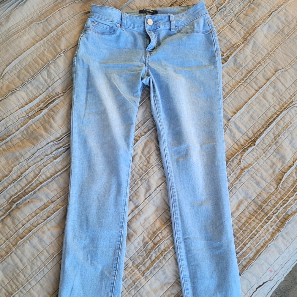 Light wash denim